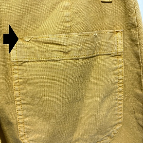 J Crew Point Sur Pants Womens 26 Mustard Yellow Stretch Wide Leg Cropped Trouser - Picture 8 of 11